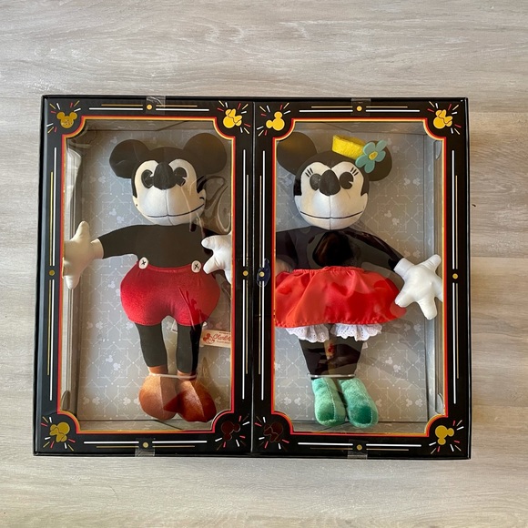 Collectible Mickey & Minnie Plush Dolls - Picture 1 of 5